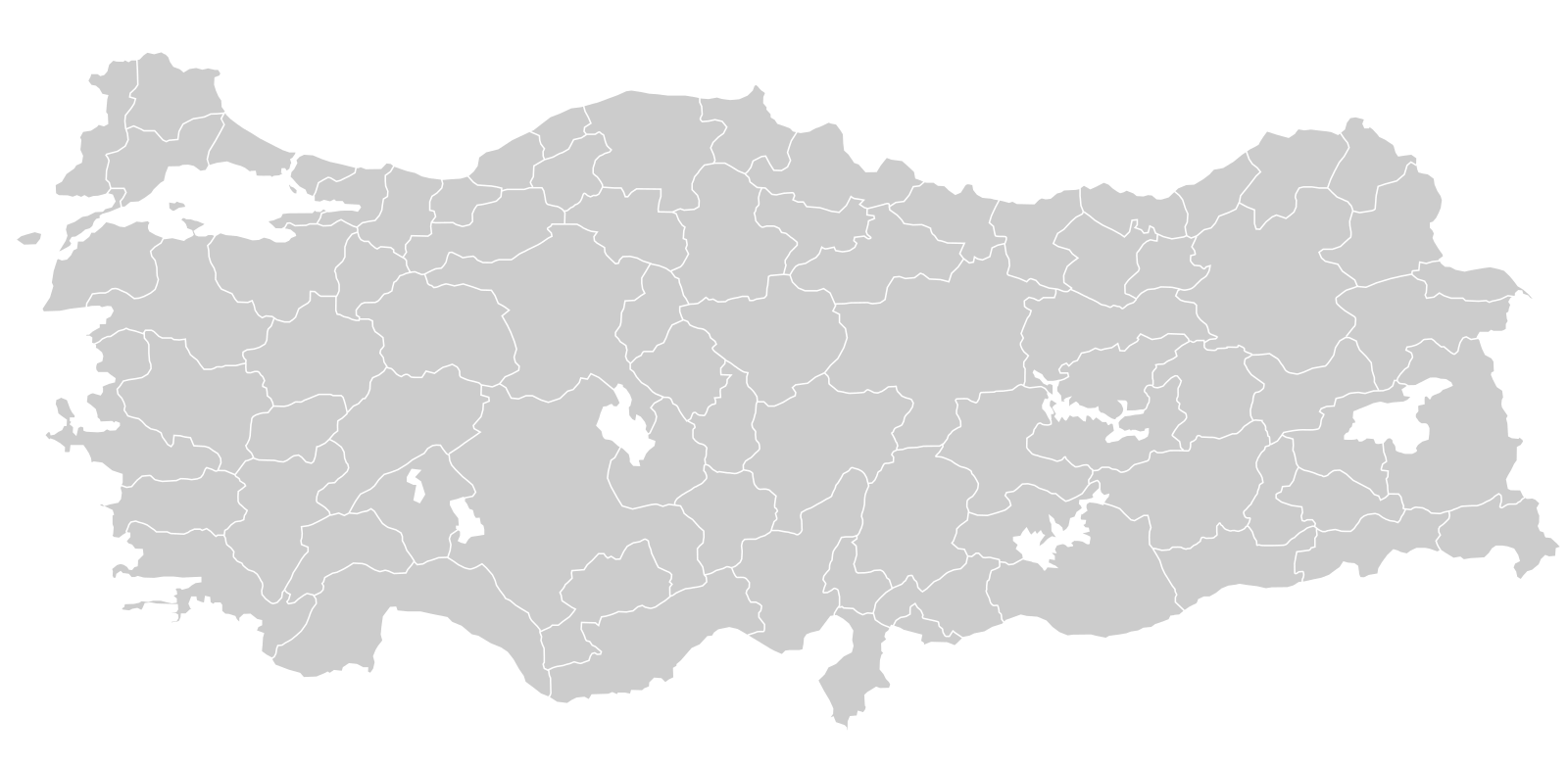 Türkiye Map